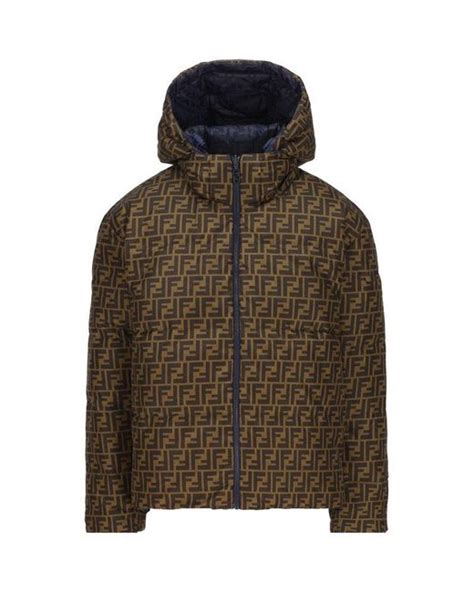 fendi puffer jacket sale|fendi monogram puffer jacket.